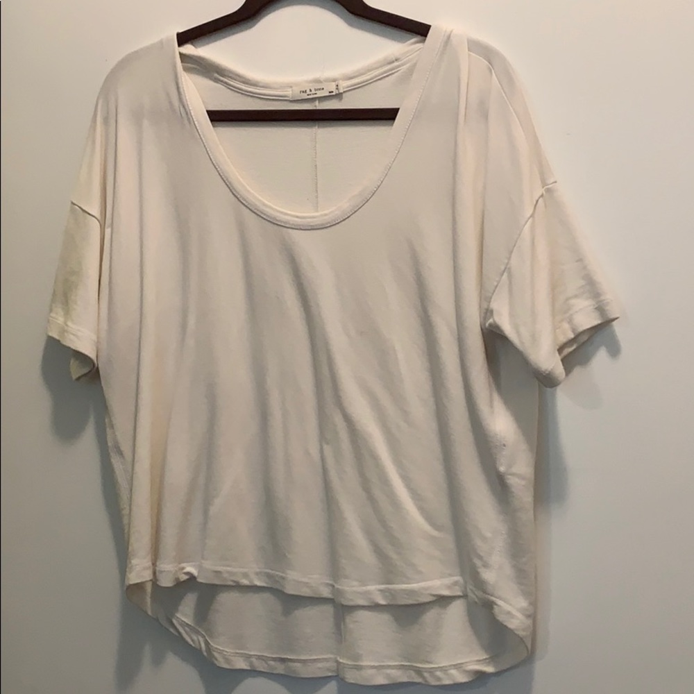Rag and bone white T-shirt